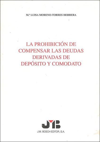 Picture of Prohibición de Compensar las deudas derivadas de depósito y