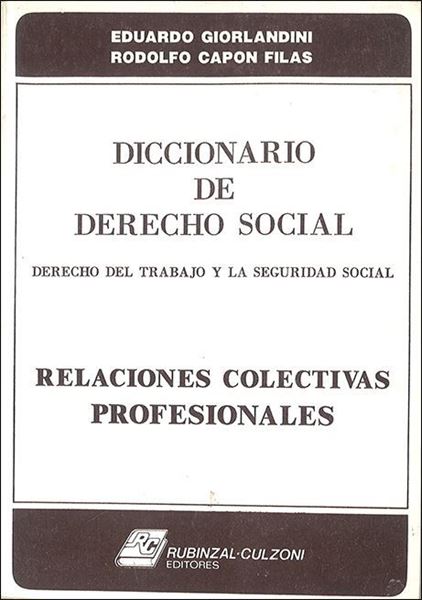 Picture of Diccionario de Derecho Social