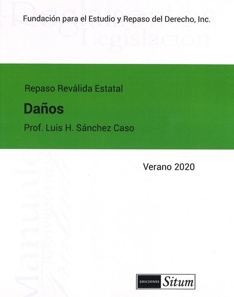 Picture of Manual de Daños Verano 2020. Repaso Reválida Estatal