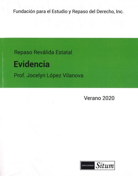 Picture of Manual de Evidencia Verano 2020. Repaso Reválida Estatal