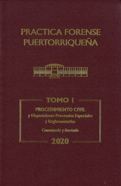 Picture of Reglas Procedimiento Civil 2020 Tomo I. Practica Forense Puertorriqueña