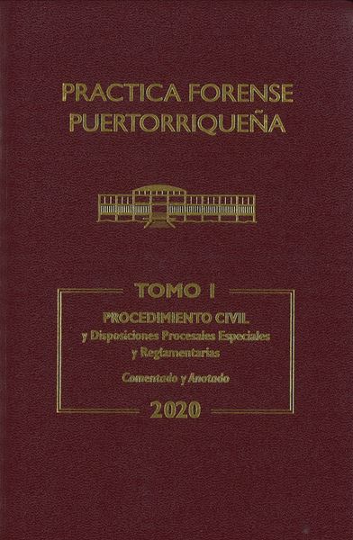 Picture of Reglas Procedimiento Civil 2020 Tomo I. Practica Forense Puertorriqueña