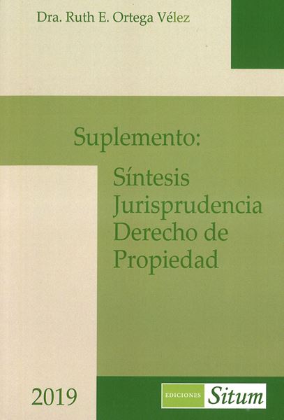 Picture of Suplemento: Síntesis Jurisprudencia Derecho de Propiedad 2019