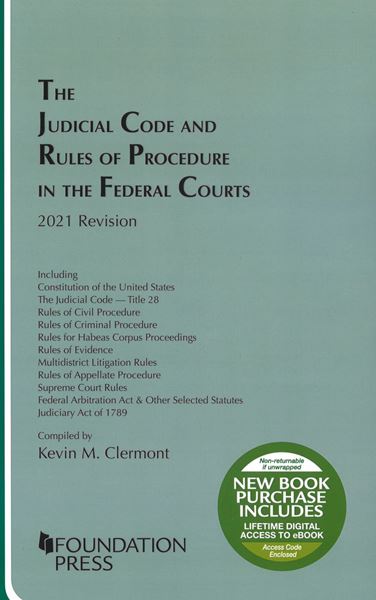 Picture of The Judicial Code and Rules of Procedure in the Federal Courts, 2021 Revision
