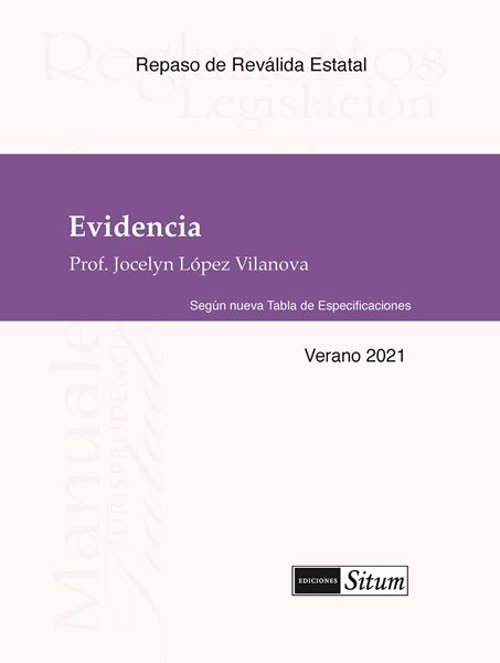 Picture of Manual Evidencia Verano 2021. Repaso Reválida Estatal