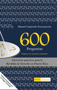 Picture of 600 preguntas. Preguntas con respuestas comentadas