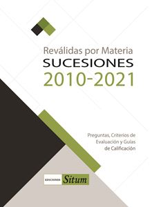 Picture of REVALIDAS POR MATERIA. SUCESIONES 2012-2023