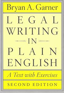 Picture of Legal Writing in Plain English. A Text with Exercises