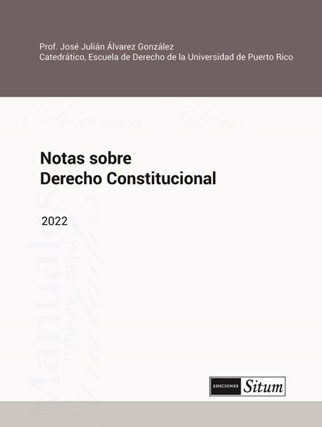 Picture of Notas sobre Derecho Constitucional 2022