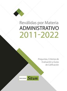 Picture of REVALIDAS POR MATERIA. ADMINISTRATIVO 2012-2023
