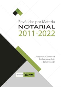 Picture of REVALIDAS POR MATERIA. NOTARIAL 2012-2023