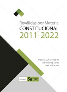 Picture of REVALIDAS POR MATERIA. CONSTITUCIONAL 2012-2023