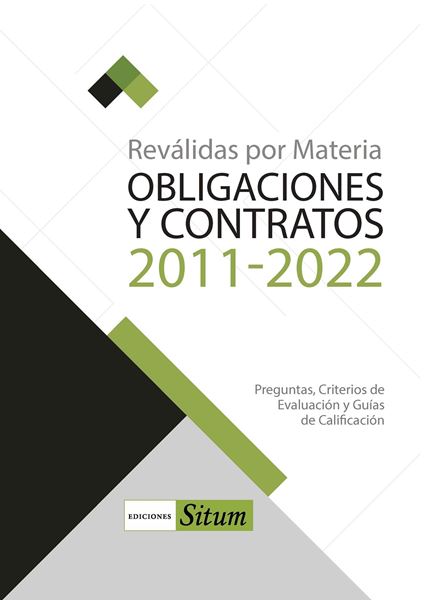 Picture of REVALIDAS POR MATERIA. OBLIGACIONES Y CONTRATOS 2012-2023