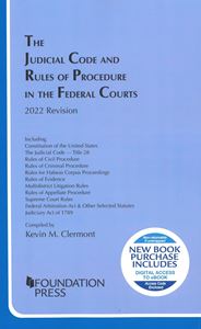 Picture of Judicial Code and Rules of Procedure in the Federal Courts, 2022 Revision