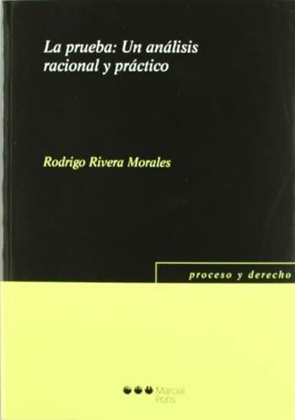 Picture of La prueba: Un analisis racional y practico