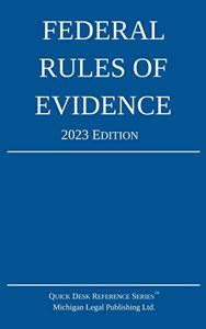 Picture of Federal Rules of Evidence 2023 Edition