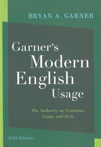 Picture of Garner's Modern English Usage