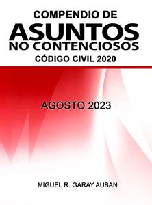 Picture of Compendio de Asuntos No Contenciosos Agosto 2023