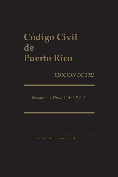 Picture of Codigo Civil de Puerto Rico Edición 2023