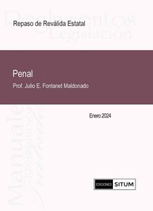 Picture of Manual de Derecho Penal Enero 2024. Repaso Reválida Estatal