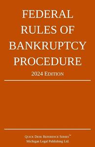 Picture of Federal Rules of Bankruptcy Procedure 2024 Edition