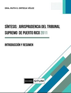 Picture of Sintesis: Jurisprudencia del Tribunal Supremo 2011