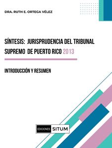 Picture of Sintesis: Jurisprudencia del Tribunal Supremo 2013