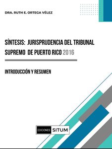 Picture of Sintesis: Jurisprudencia del Tribunal Supremo 2016