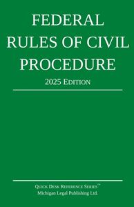 Picture of Federal Rules of Civil Procedure, 2025 Edition