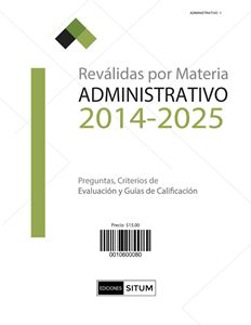 Picture of REVALIDAS POR MATERIA. ADMINISTRATIVO 2014-2025