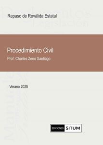 Picture of Manual Procedimiento Civil Verano 2025. Repaso de Reválida Estatal