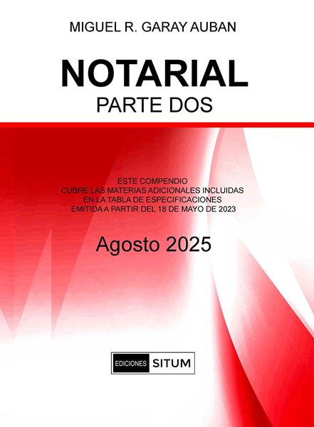 Picture of Compendio Notarial Parte Dos. Agsto 2025
