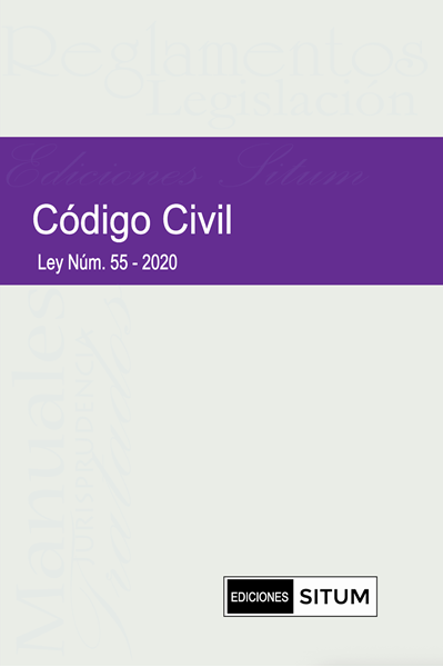 Picture of Código Civil de Puerto Rico 2025.  Ley 55-2020