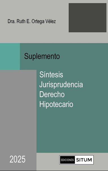 Picture of Suplemento Síntesis Jurisprudencia Derecho Hipotecario