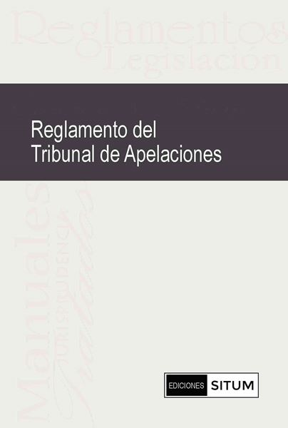 Picture of Reglamento del Tribunal de Apelaciones                                                                                                                                                                                                                                                                                                                                                                          