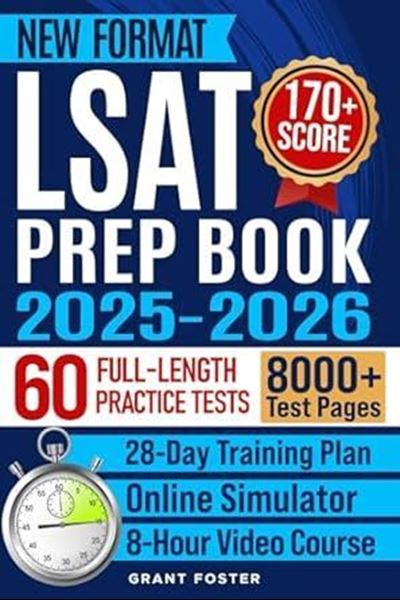 Picture of LSAT Prep Book 2025-2026
