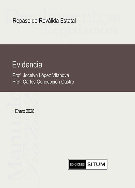 Picture of Manual de Evidencia Enero 2026. Repaso de Reválida Estatal