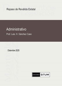Picture of Manual de Administrativo Diciembre 2025. Repaso Reválida Estatal