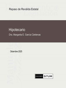 Picture of Manual Hipotecario Diciembre 2025. Repaso de Reválida Estatal