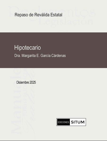 Picture of Manual Hipotecario Diciembre 2025. Repaso de Reválida Estatal