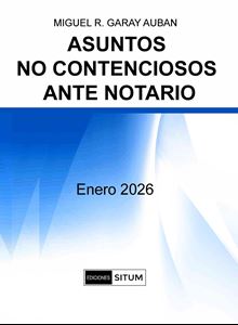 Picture of Compendio Asuntos No Contenciosos Ante Notario. Enero 2026