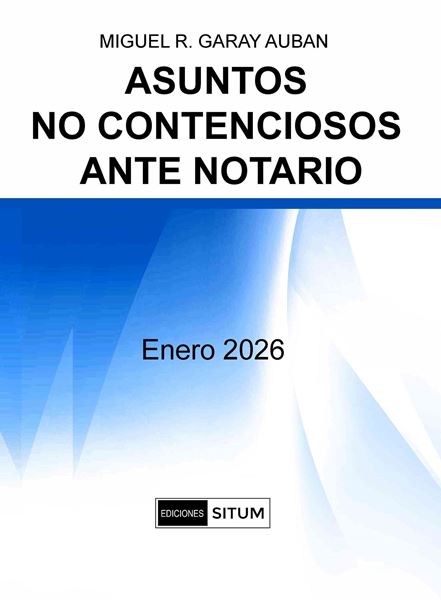 Picture of Compendio Asuntos No Contenciosos Ante Notario. Enero 2026