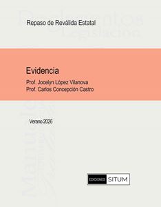 Picture of Manual de Evidencia Verano 2026. Repaso de Reválida Estatal
