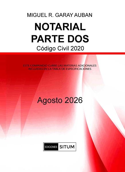 Picture of Compendio Notarial Parte Dos. Agosto 2026