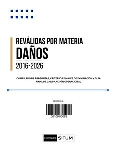 Picture of REVALIDAS POR MATERIA. DAÑOS Y PERJUICIOS 2016-2026