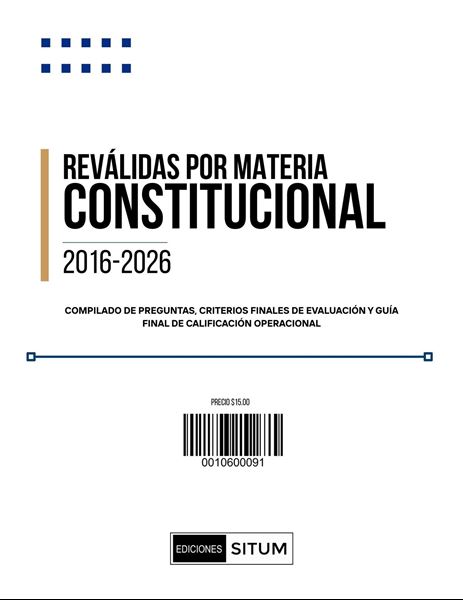 Picture of REVALIDAS POR MATERIA. CONSTITUCIONAL 2016-2026