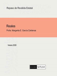 Picture of Manual de Reales Verano 2026. Repaso Reválida Estatal