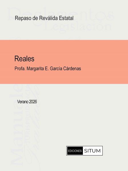 Picture of Manual de Reales Verano 2026. Repaso Reválida Estatal