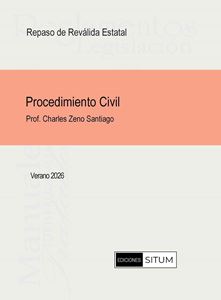 Picture of Manual Procedimiento Civil Verano 2026. Repaso de Reválida Estatal