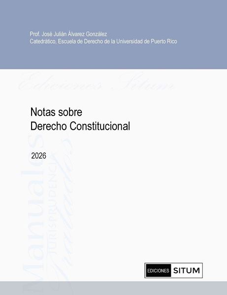Picture of Notas sobre Derecho Constitucional 2026